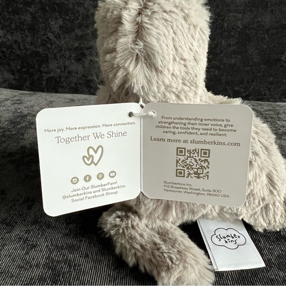 NWT Slumberkins Silver Seal Mini - Picture 4 of 6